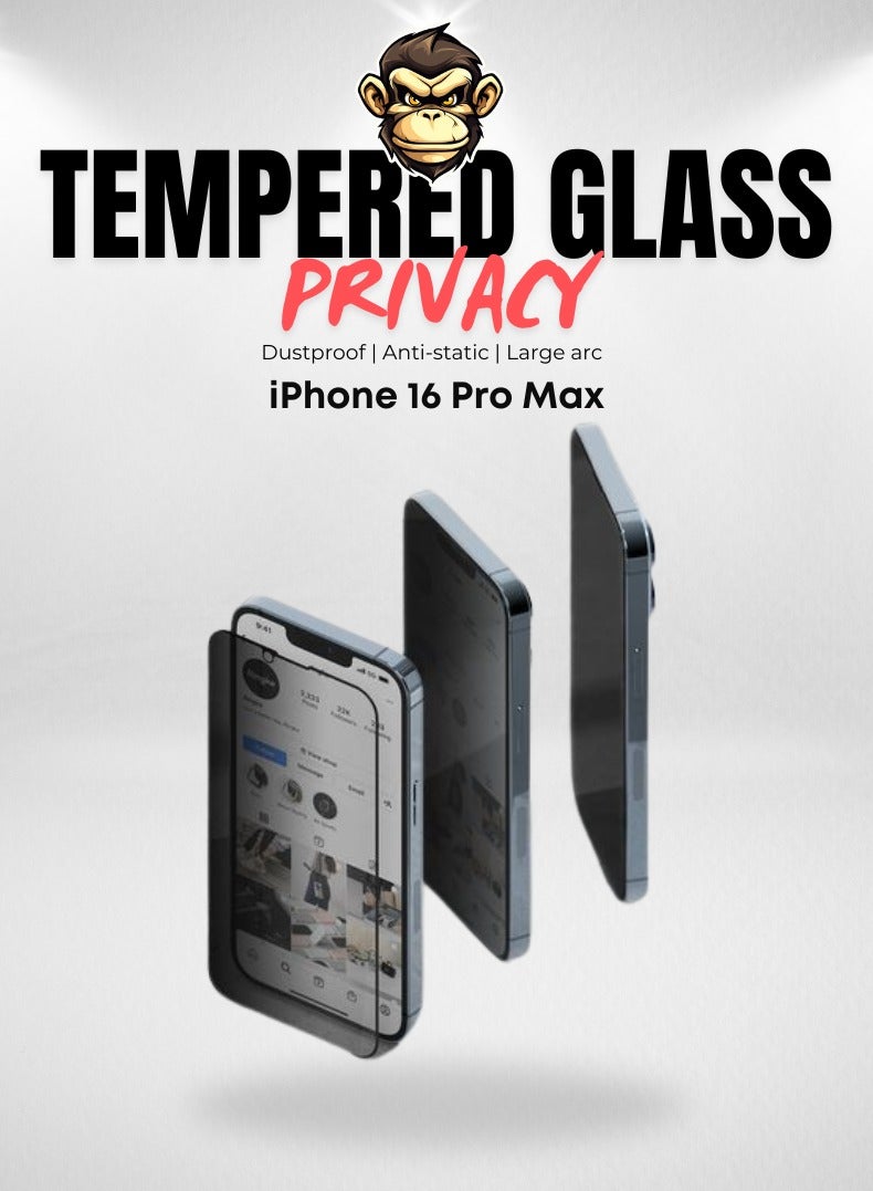 Belking Privacy Screen Protector for iPhone 16 Series – 9H