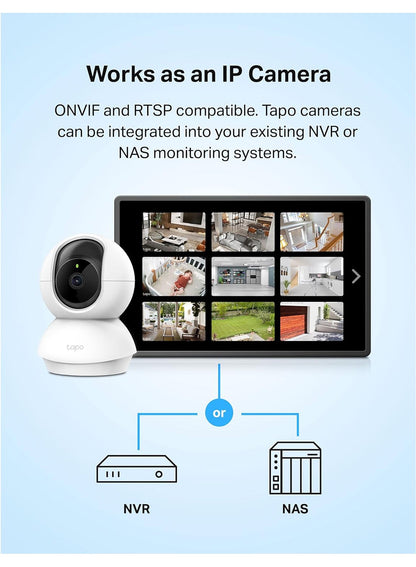 TP-Link Tapo Pan/Tilt Home Security Wi-Fi Camera – 1080p
