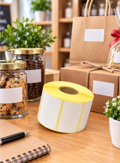 Self-Adhesive Blank Label Roll – 1000 Labels