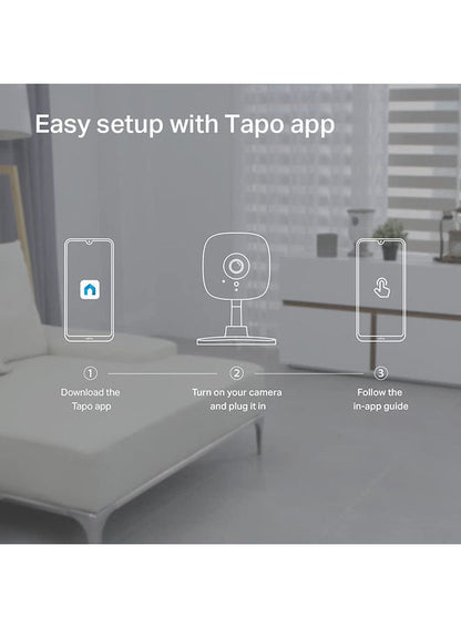 TP-Link Tapo Indoor Home Security Wi-Fi Camera with Night Vision – 1080p