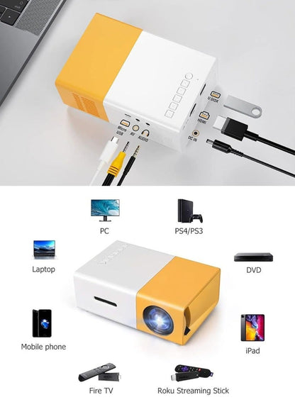 جهاز عرض LED محمول – 400 لومن