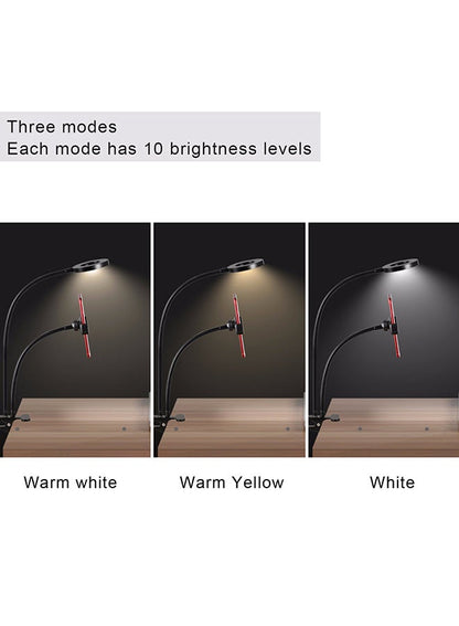 Flexible Mobile Phone Holder with LED Light