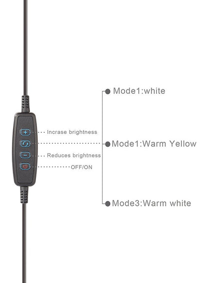 Flexible Mobile Phone Holder with LED Light