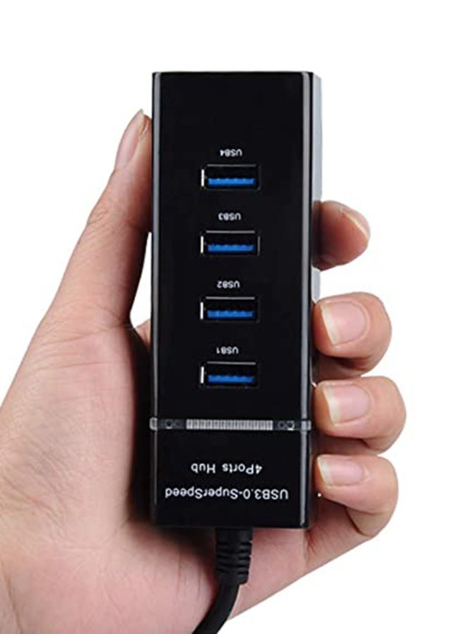 موزع USB 3.0 فائق السرعة بـ 4 منافذ