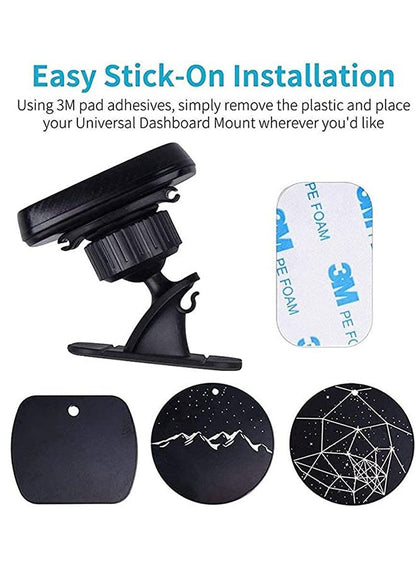 GO-DES Magnetic Dashboard Car Phone Mount