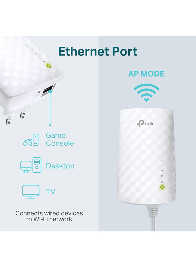 موسع نطاق شبكة واي فاي ميش ثنائي النطاق TP-Link AC750