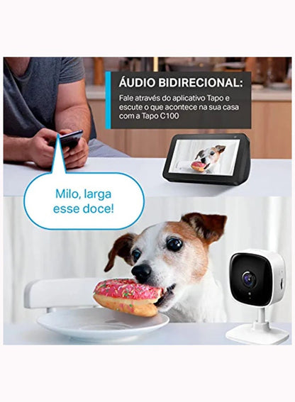 TP-Link Tapo Indoor Home Security Wi-Fi Camera with Night Vision – 1080p