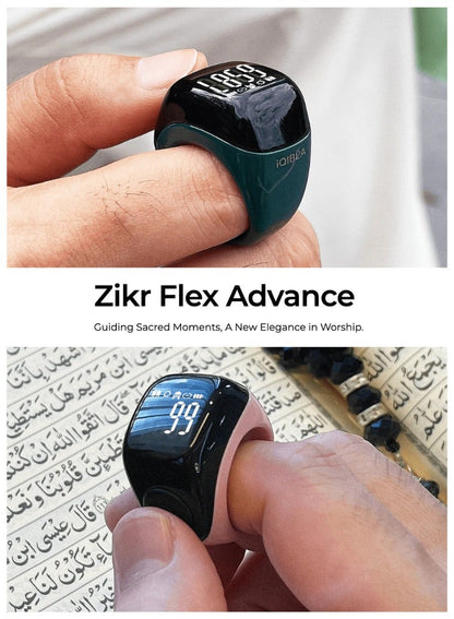 خاتم التسبيح الذكي iQIBLA Zikr Ring Flex Advance