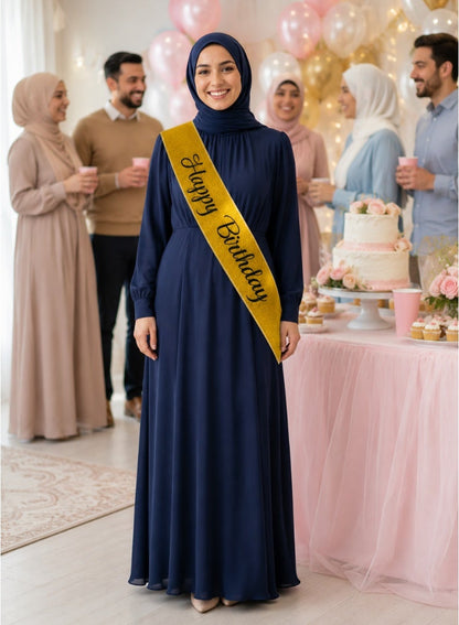وشاح عيد ميلاد سعيد لامع