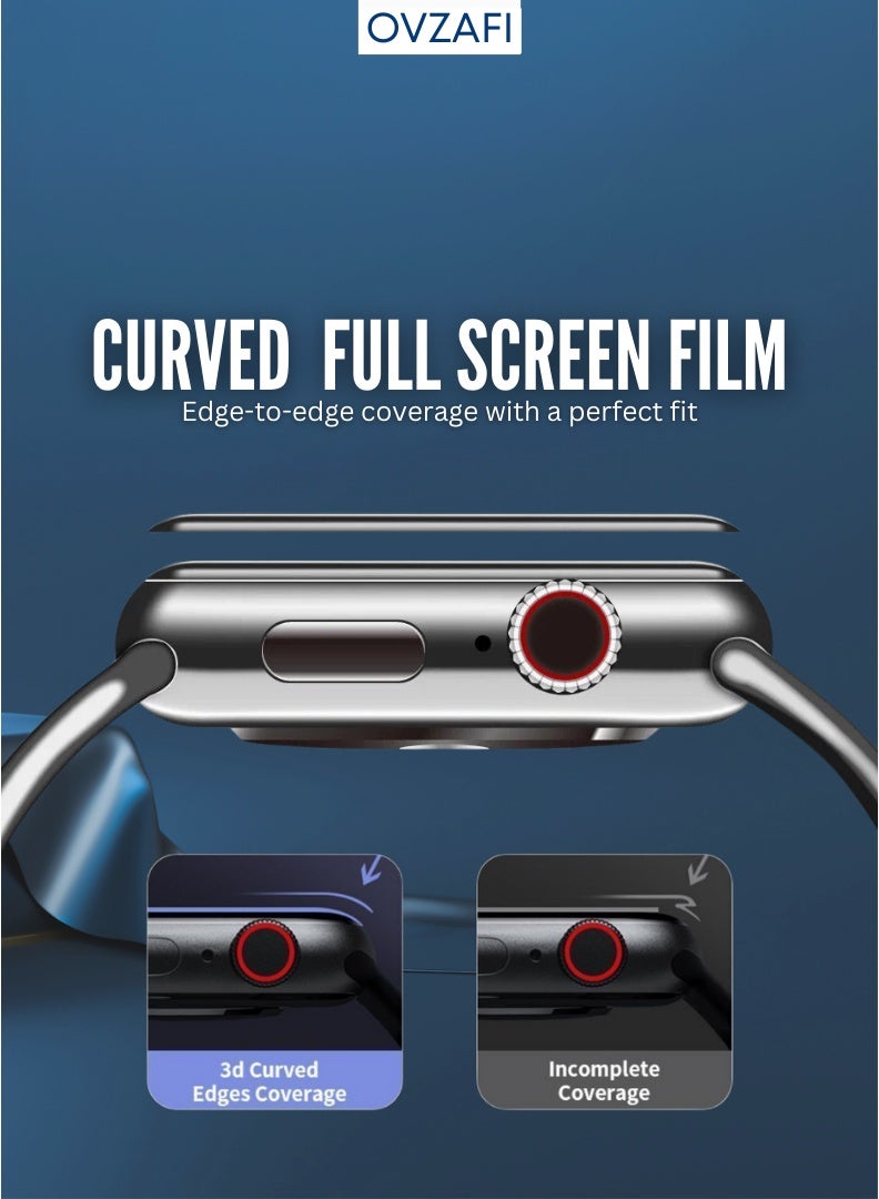 OVZAFI Apple Watch Full Coverage Screen Protector