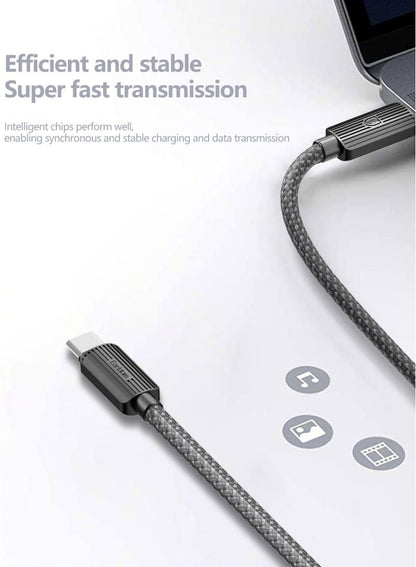 Earldom 30W USB-C to Lightning Fast Charging Cable – 3m