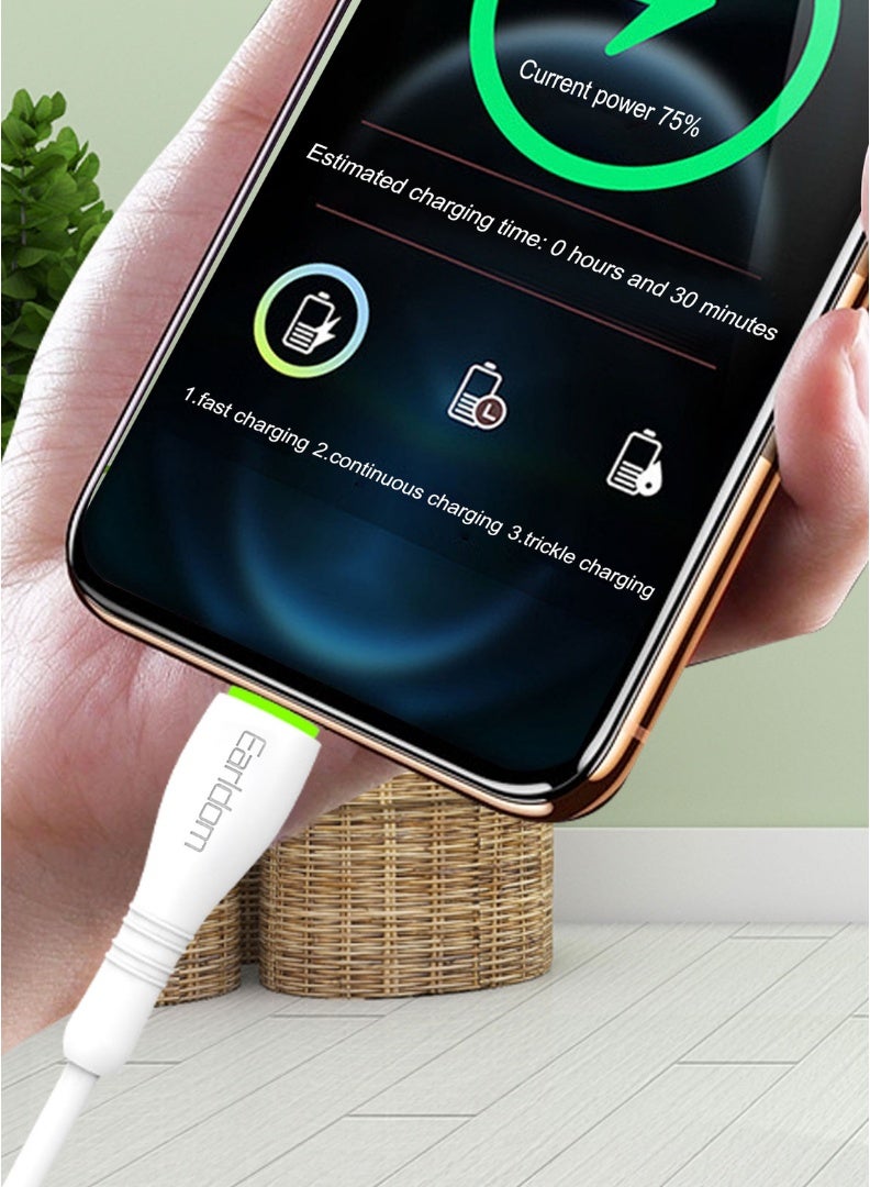 كابل شحن سريع من Earldom، بقوة 20 واط، بمنفذ USB-C إلى Lightning - بطول 1 متر