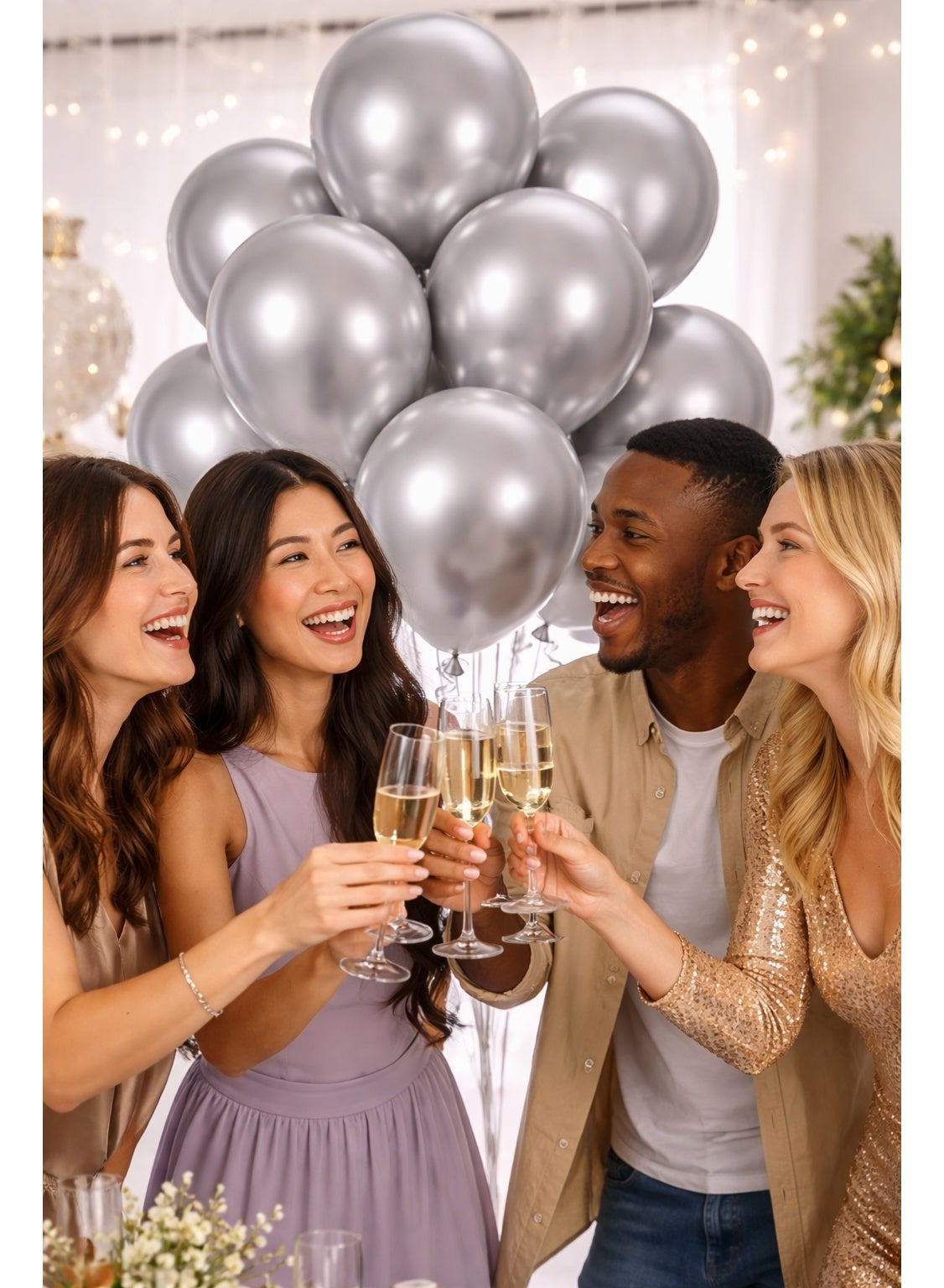 Chrome Latex Balloons – 12 Inch