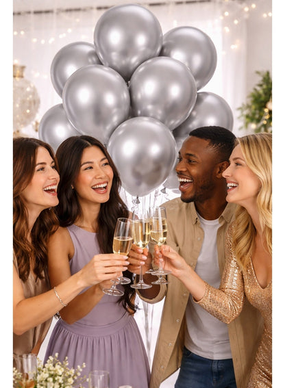 Chrome Latex Balloons – 12 Inch