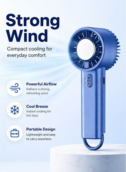 Portable Rechargeable Handheld Fan