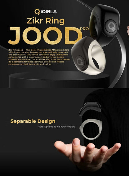 iQIBLA Zikr Ring Jood Pro – Prayer Reminder & Fitness Tracker