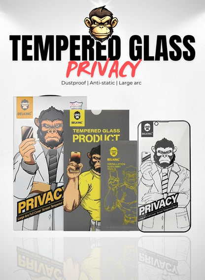 Belking Privacy Screen Protector for iPhone 16 Series – 9H