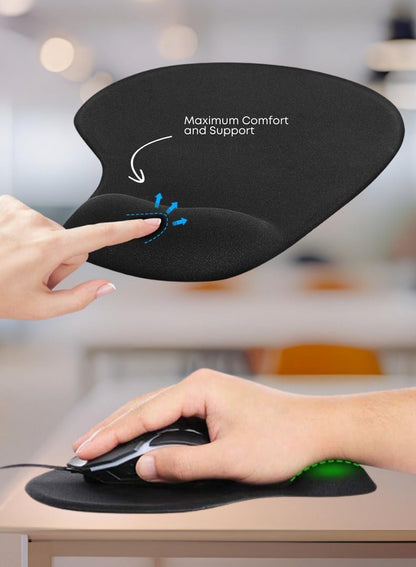 Silicone Mousepad with Gel Wrist Support