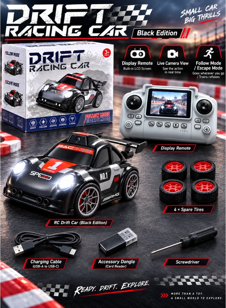Mini Drift Racing Remote Control Car with LED Lights