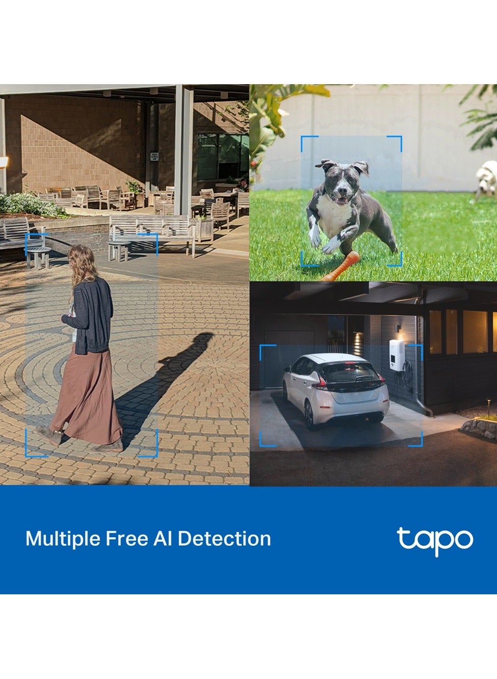 TP-Link Tapo Outdoor Pan/Tilt Security Camera – 2K, IP66, Colour Night Vision