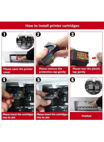 Canon Pixma Ink Cartridge Set – Black & Tri-Colour (Pack of 2)