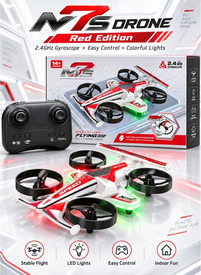 2-in-1 Remote Control Flying Car & Quadcopter