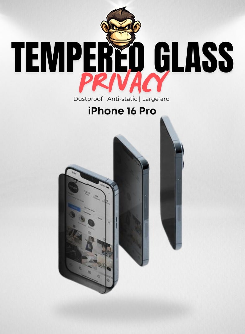 Belking Privacy Screen Protector for iPhone 16 Series – 9H