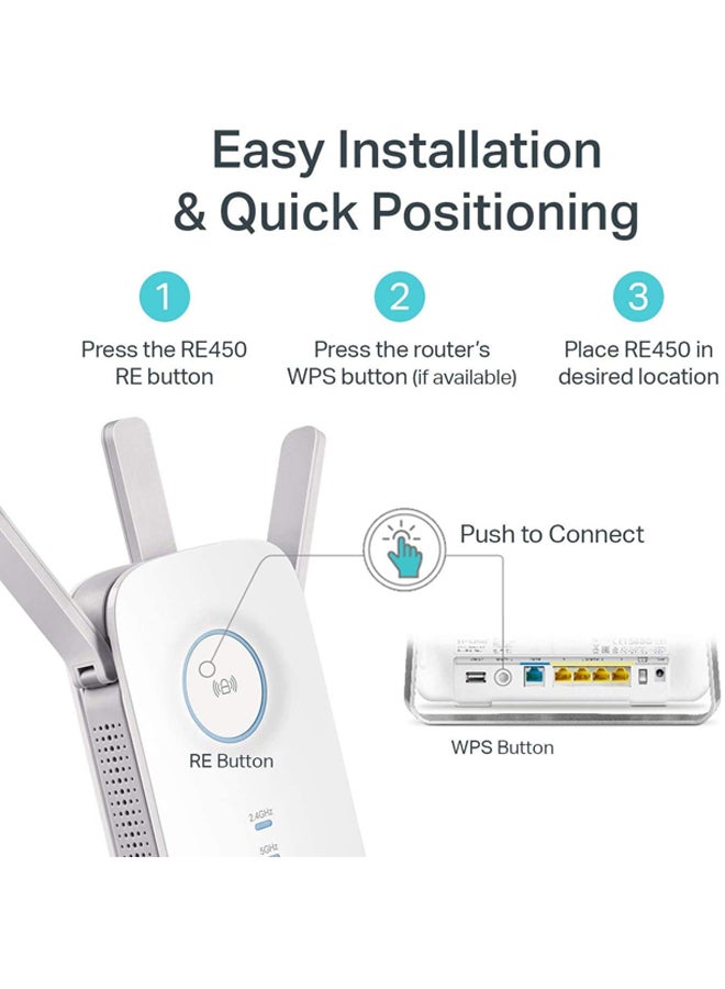 TP-Link AC1750 Dual Band Wi-Fi Range Extender