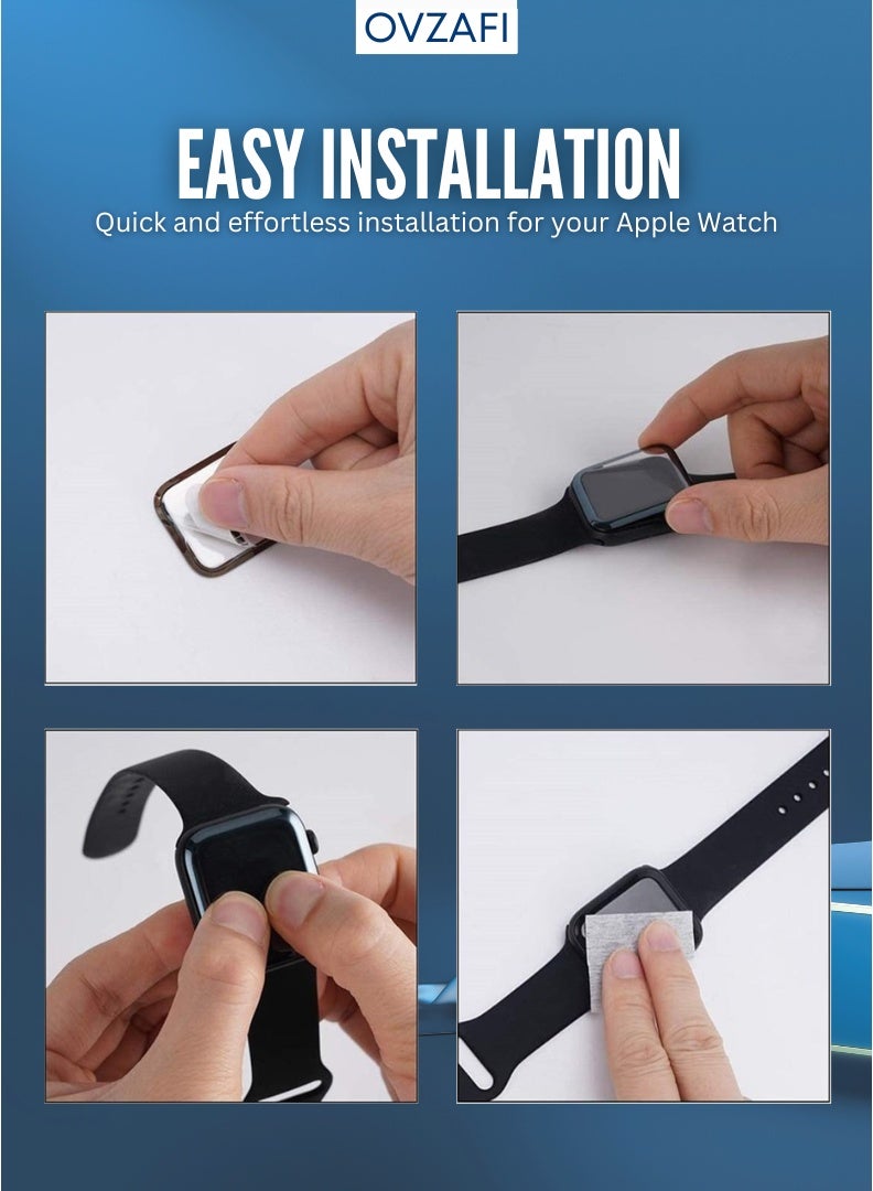 OVZAFI Apple Watch Full Coverage Screen Protector