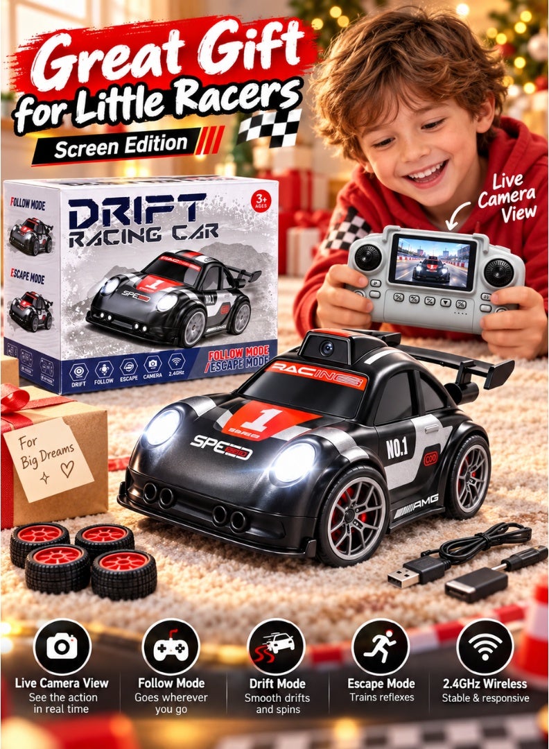 Mini Drift Racing Remote Control Car with LED Lights
