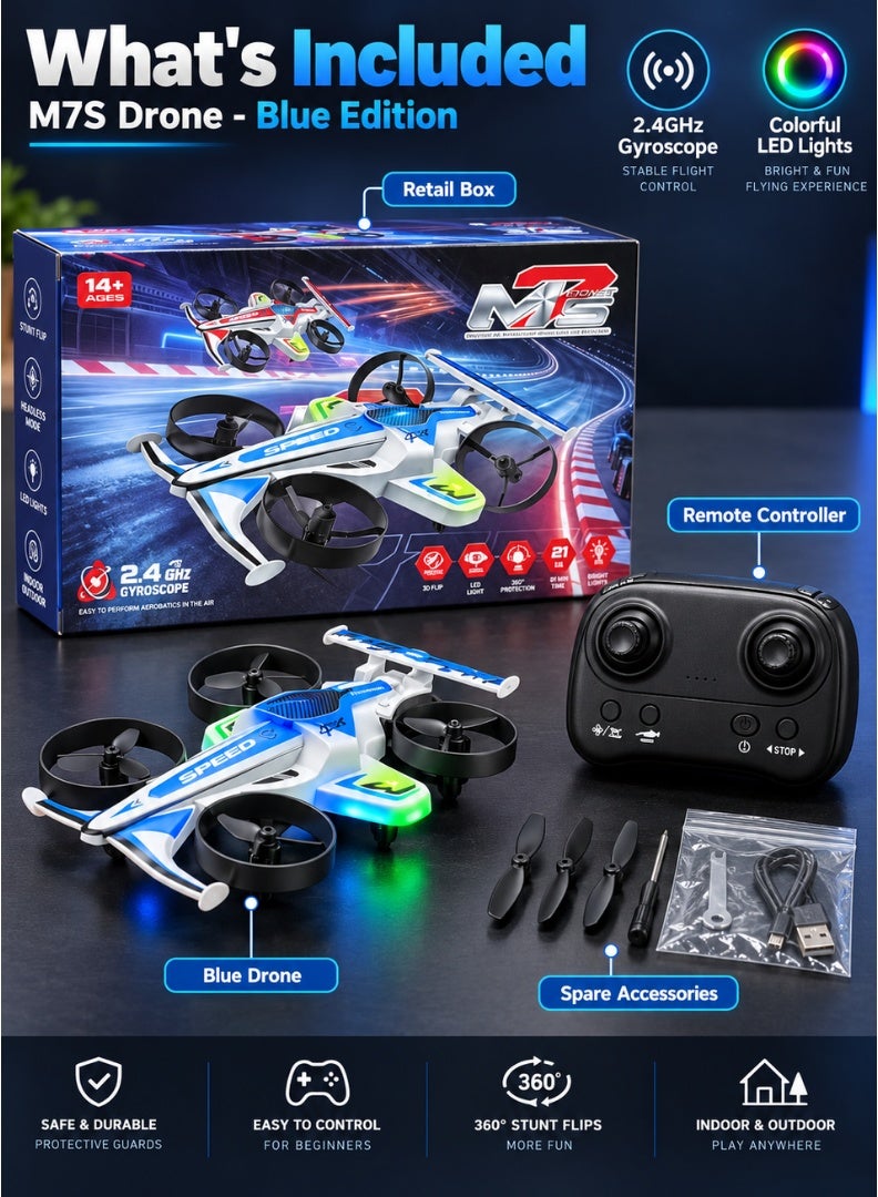 2-in-1 Remote Control Flying Car & Quadcopter