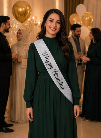 وشاح عيد ميلاد سعيد لامع