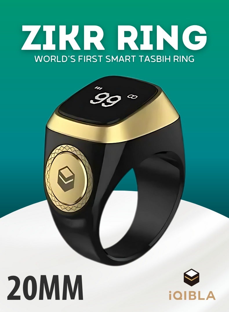 خاتم التسبيح الذكي iQIBLA Lite – عداد تسبيح ومنبه للصلاة