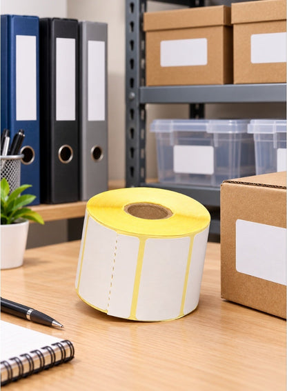 Self-Adhesive Blank Label Roll – 1000 Labels